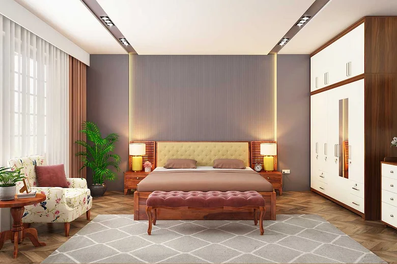 a picture of bedroom design