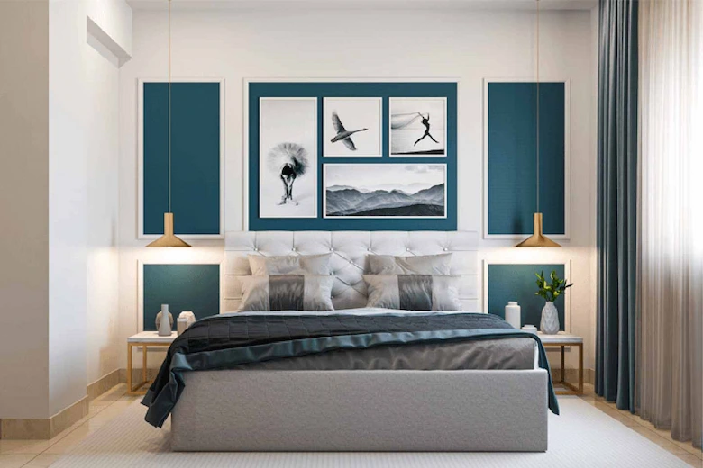 a picture of nice bedroom decoration