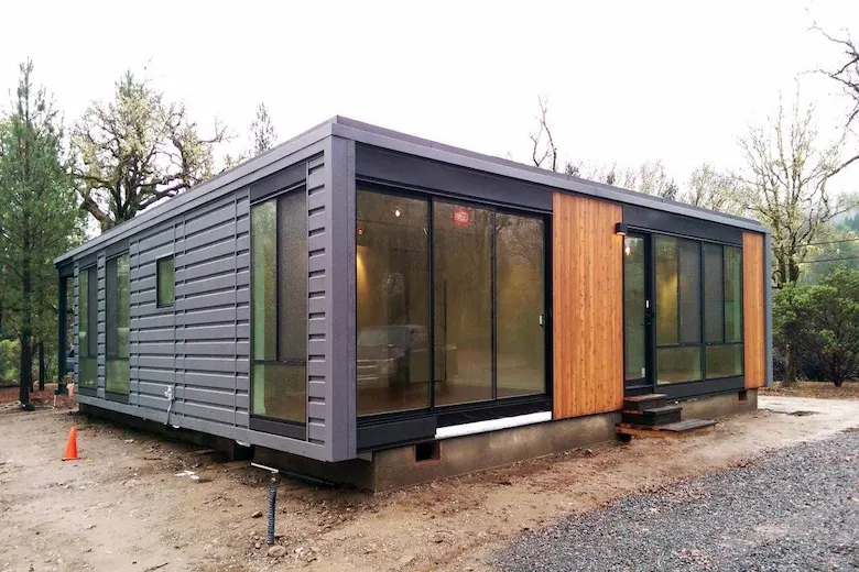 a picture of prefab steel home