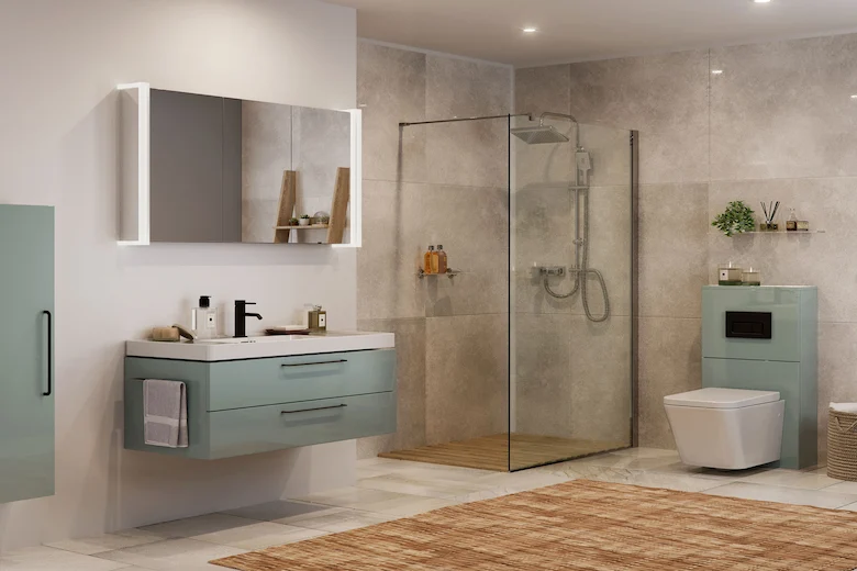 a picture of designing bathroom