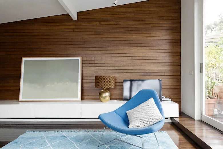 a picture of wooden wall covering