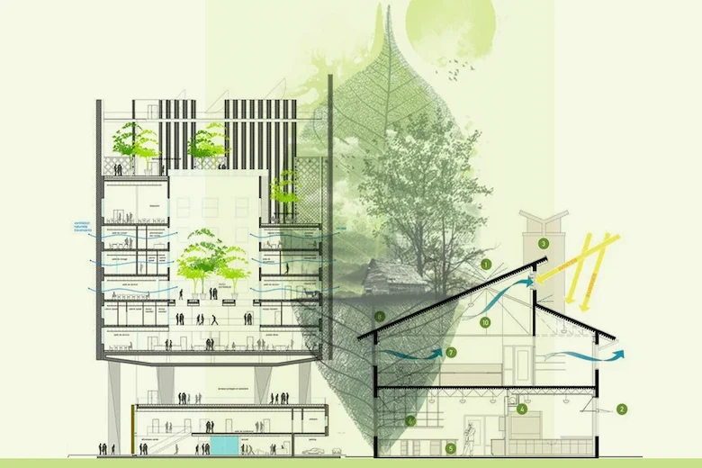a picture of green architecture