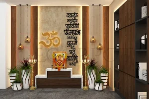 a picture of Ganapati decoration