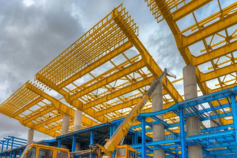 Image of a concrete and steel structure