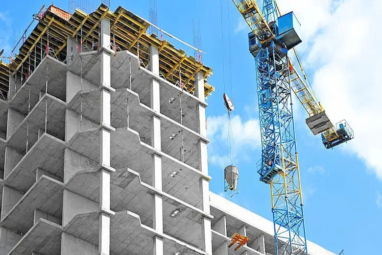 Image of a concrete and steel structure