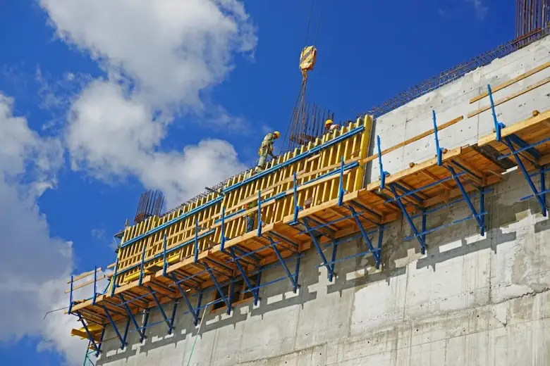 Image of a concrete and steel structure